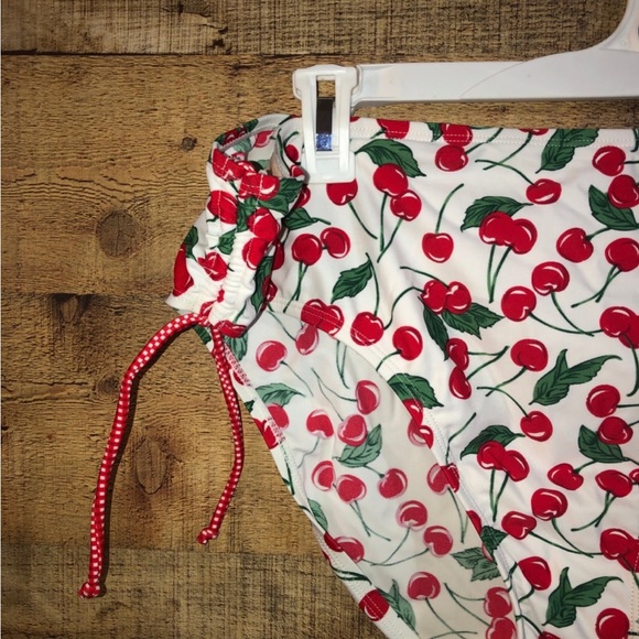 Carolina Blues cherry vintage high waisted bikini bottoms - Picture 2 of 4